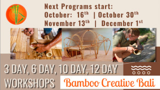 3, 6, 10, 12 day Bamboo Build Training